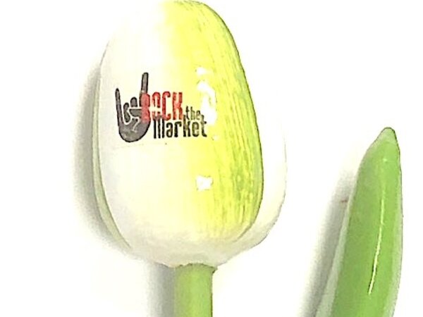 Holztulpe mit Logo 34 cm