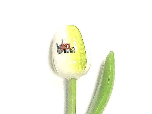 Holztulpe mit Logo 34 cm