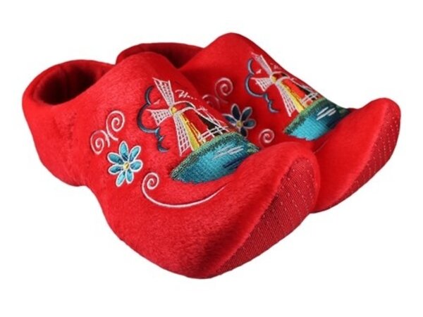 Nijhuis Roter Clog Pantoffel mit Mühle