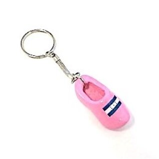 keyring with a clog with an image of the flag