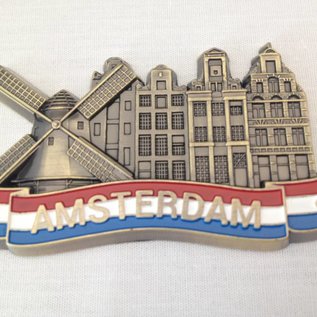 Magneet Amsterdam grachten metaal