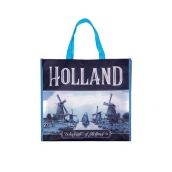 Einkaufstasche Delft blau