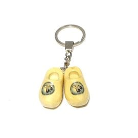 Keychain clog with text