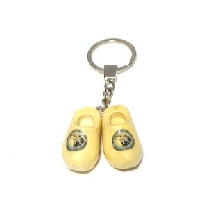 Keychain clog with text
