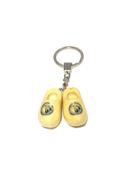 Keychain clog with text