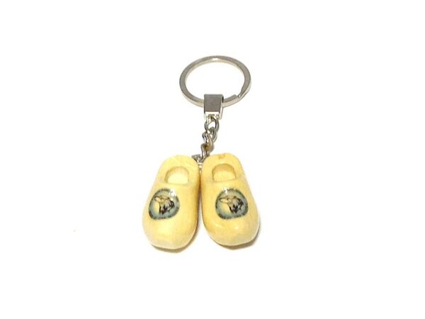 Keychain clog with text