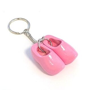 Keychain clog with text