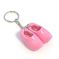 Keychain clog with text