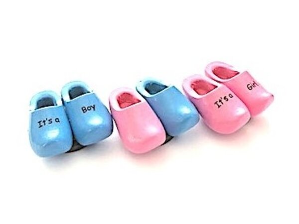 Nijhuis klompenfabriek Birth clogs on a magnet