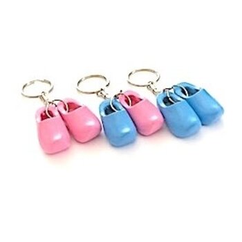 Birth clog on a key ring Birth clog on a key ring