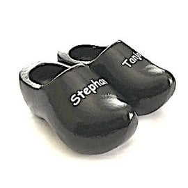 Souvenir clogs with text 14 cm