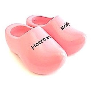 birth clogs with photo or text 14 cm