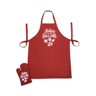 Red kitchen set