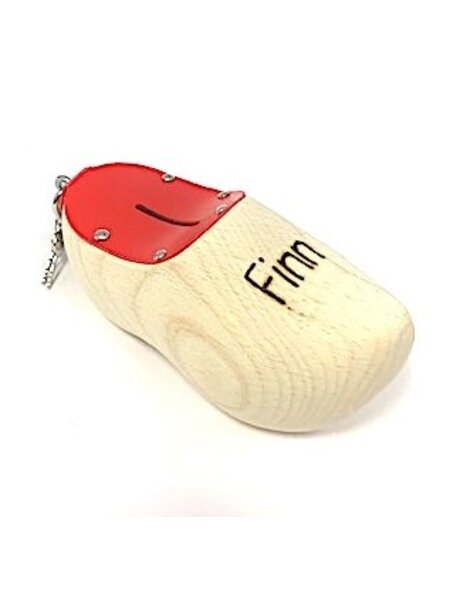 Piggy bank clog with engraving
