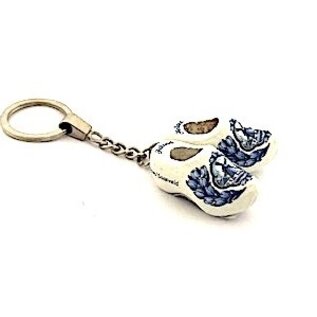 Clog keychain with text