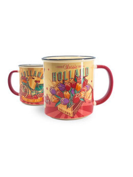 Mok vintage tulpen