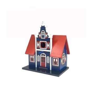 Vogelhaus in der Form eines Kreuzes Fassade Haus