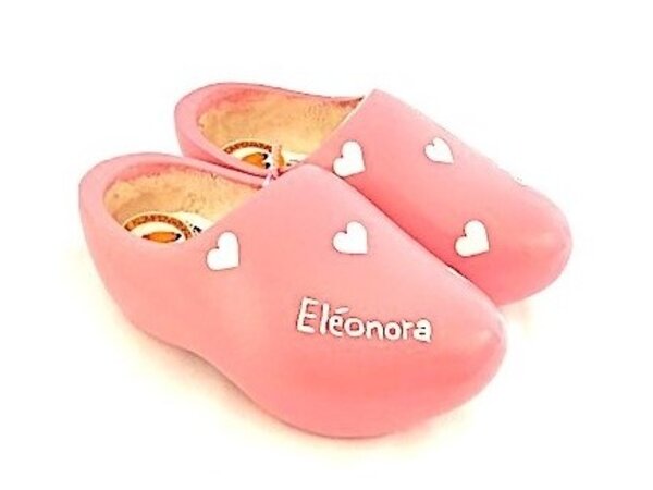 Geburt Holzschuhe mit Text