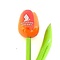  Holztulpen mit Logo 20 cm