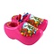  Souvenirs woodenshoes rose with tulips and a windmill.