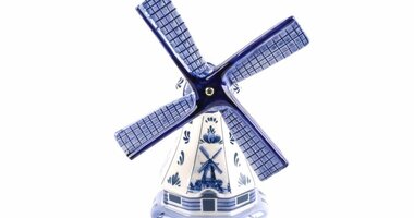 Hollandse Delftsblauwe windmolens