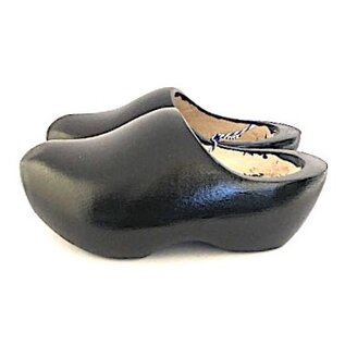 Schwarz Holzschuhe in allen Größen