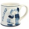  Mok met Delfts blauw kussend paartje