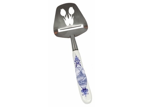 Käsehobel mit Tulpen