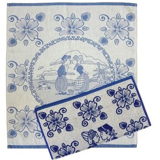 Tea towel kissing couple