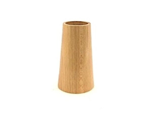 Small wooden design vase