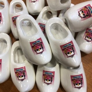 Tie clog with logo 6cm