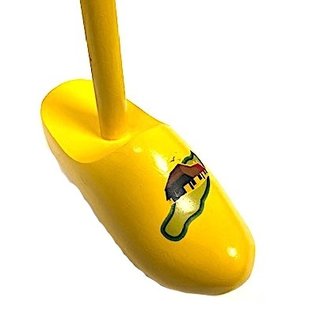 Golf clogs with logo and stem