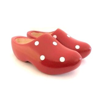 Children's clogs with dots in all colors.