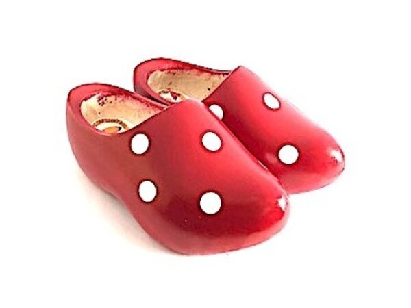 Kinder-Holzschuhe mit Punkte Kinder-Holzschuhe mit Punkte