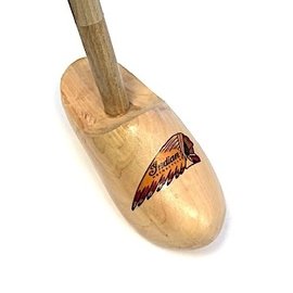 Golf clogs with logo and stem