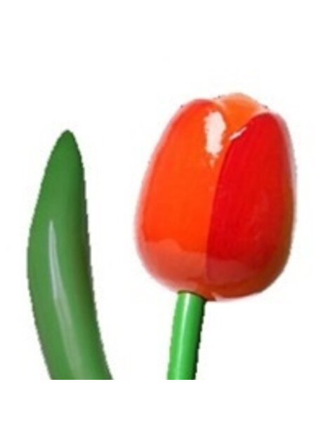 Orange Holztulpe 180cm