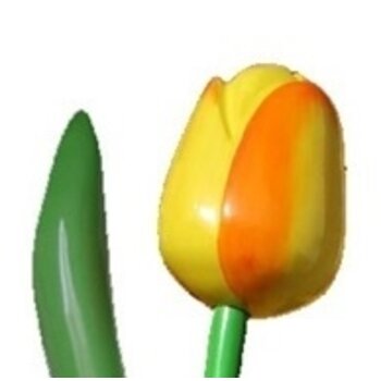 Yellow wooden tulip 180cm
