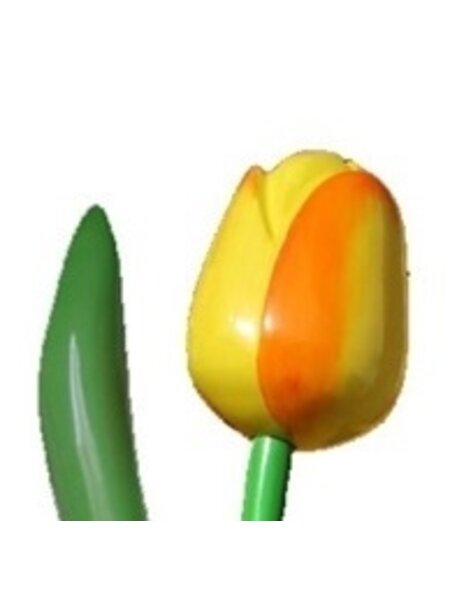 Gelbe Holztulpe 180cm