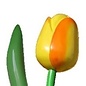 Gele houten tulp 180cm