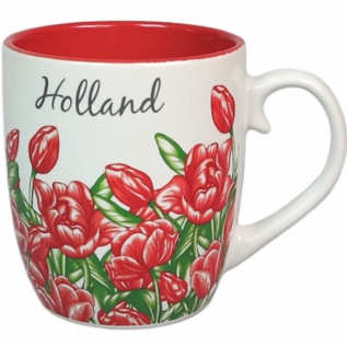 Mug red tulip