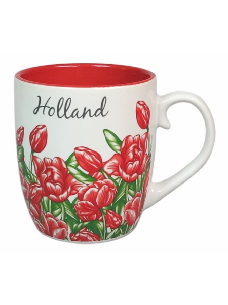 Mug red tulip