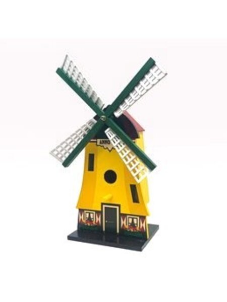Vogelhuisje in de vorm van een molen