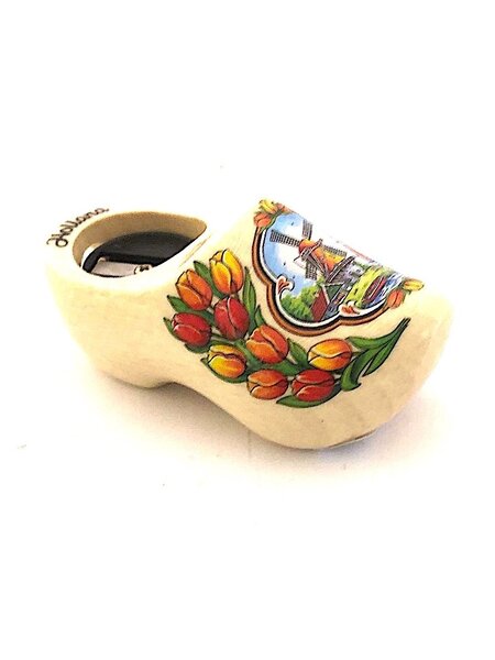 Clogs pencil sharpener clear lacquered