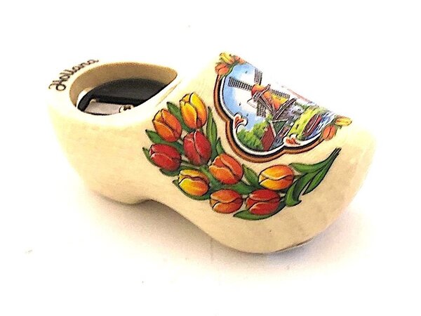 Clogs pencil sharpener clear lacquered