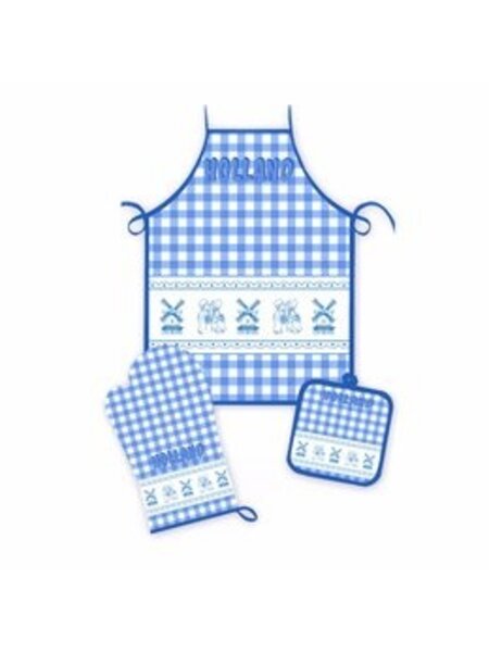 Kitchen set kissing couple
