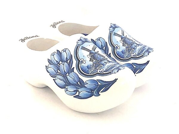 souvenirs klompjes delftsblauw 14cm