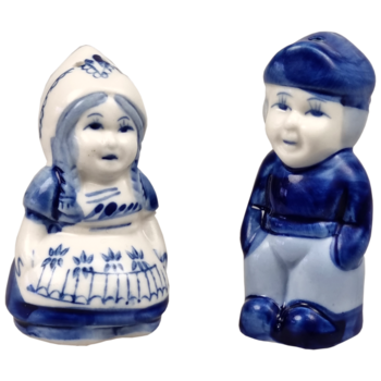 Pepper and salt set farmer / farmer's wife