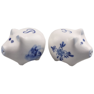 Salz- und Pfefferset Delfter Blaue Schweine