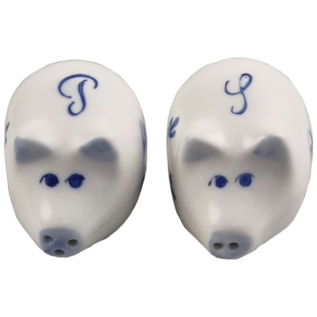 Salz- und Pfefferset Delfter Blaue Schweine