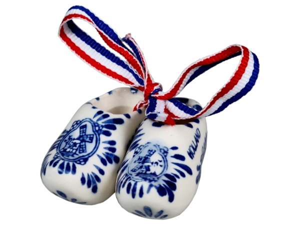 Souvenirs holzschuhe Delfter Blau 5.5cm